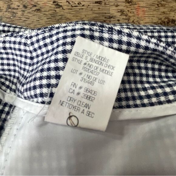 Theory Izelle Ponte Ankle Pants Black White
Benson Check Womens 6 - Picture 10 of 10